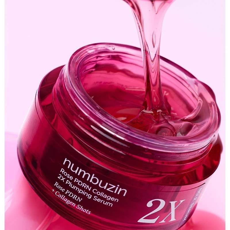 Numbuzin No.2 Rose PDRN Collagen 2X Plumping Serum 30ml