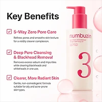 numbuzin No.3 Bifida Bakuchiol Zero Pore Cleansing Oil 200ml