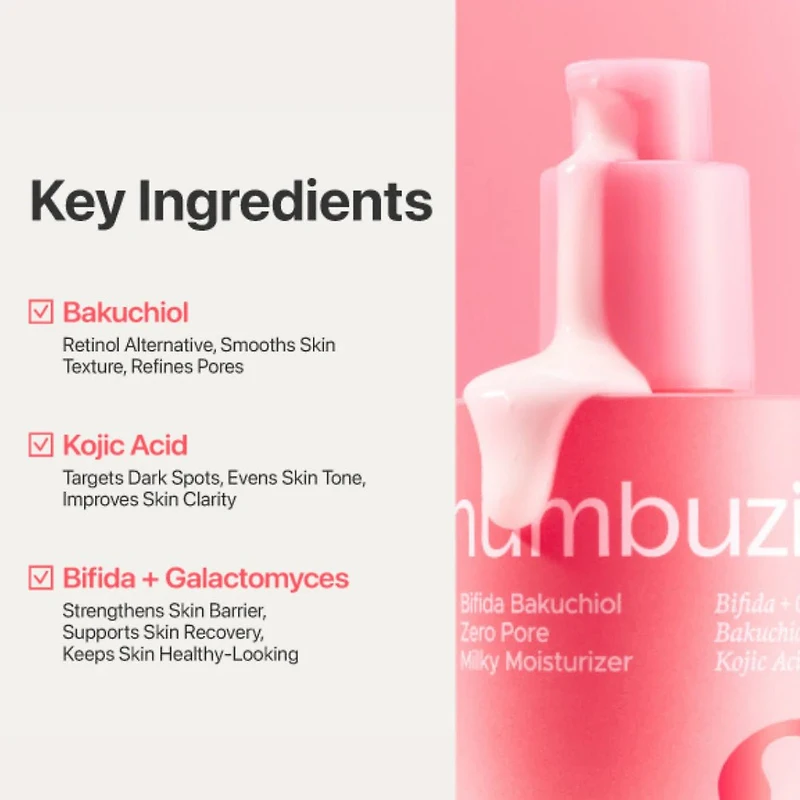 numbuzin No.3 Bifida Bakuchiol Zero Pore Milky Moisturizer 150ml