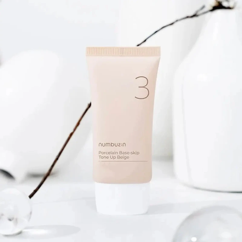Numbuzin No.3 Porcelain Base-Skip Tone Up Beige 50ml