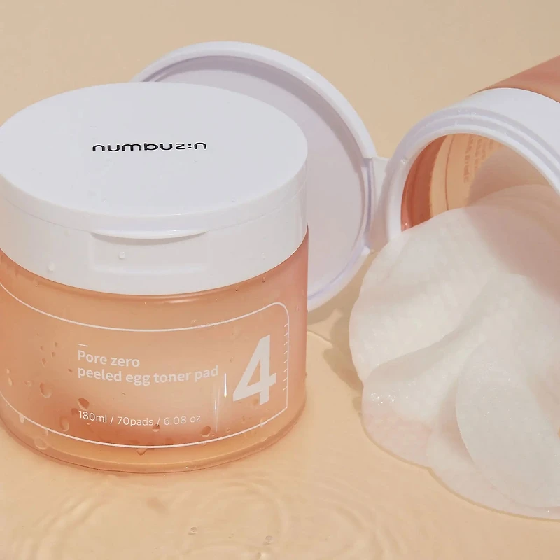 Numbuzin No.4 Pore Zero Peeled Egg Toner Pad 70pcs