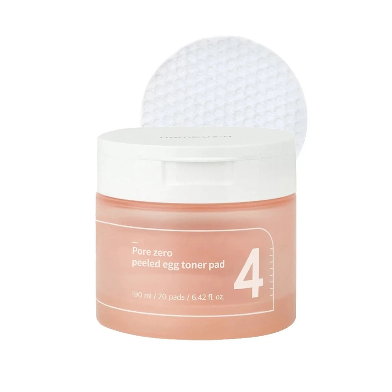 Numbuzin No.4 Pore Zero Peeled Egg Toner Pad 70pcs