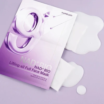 Numbuzin No.9 NAD Bio Lifting-sil Full Face Mask (Box 4pcs/Single)