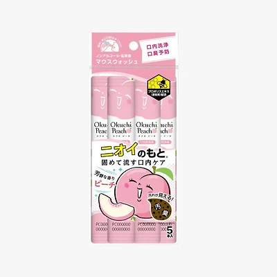 Okuchi Peach Mouthwash 5pcs