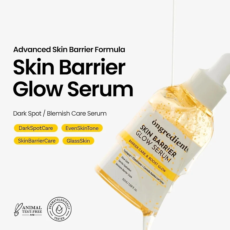 ongredients Skin Barrier Glow Serum 50ml