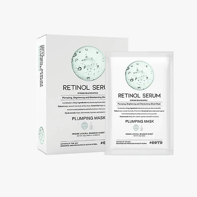 OOTD Retinol Serum Plumping Mask 10pcs