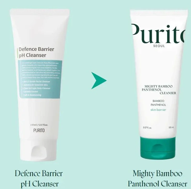 PURITO Mighty Bamboo Panthenol Cleanser 150ml