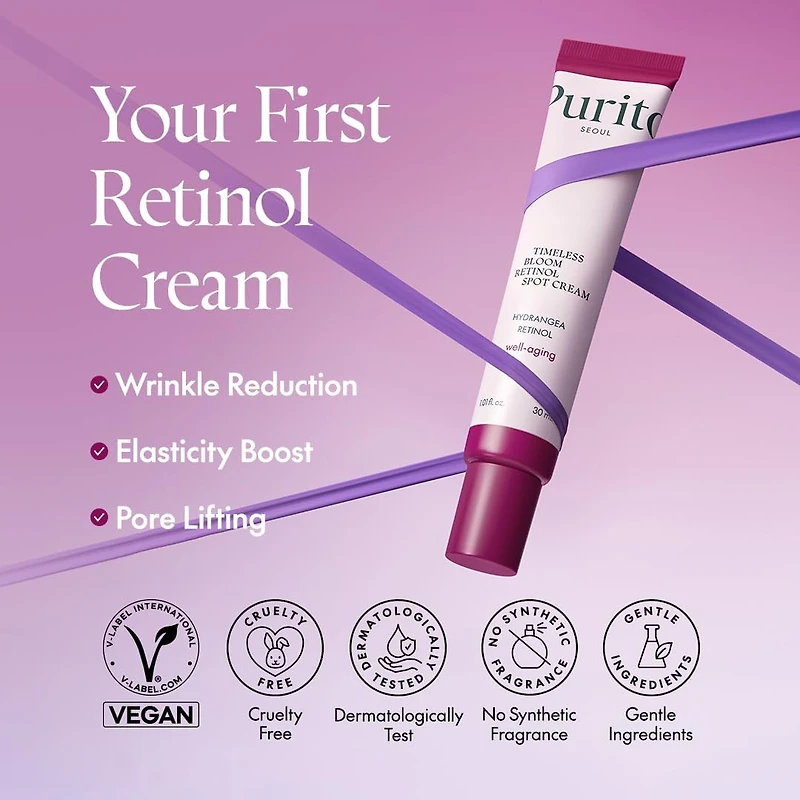 PURITO Timeless Bloom Bakuchiol Serum 30ml