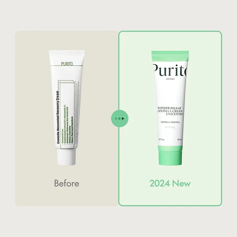 Purito Wonder Releaf Centella Cream Unscented 50ml