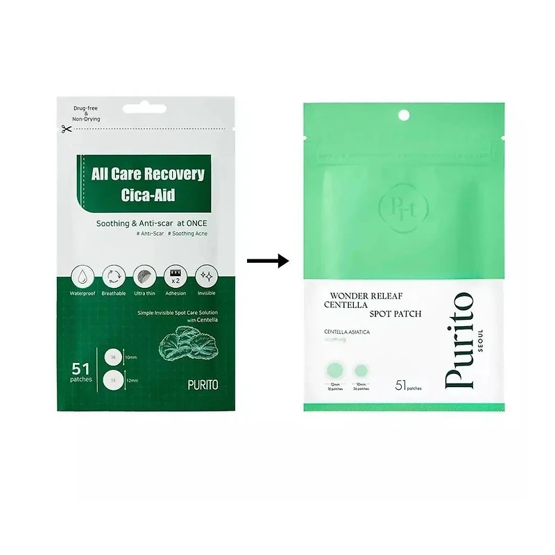 Purito Wonder Releaf Centella Spot Patch 51pcs