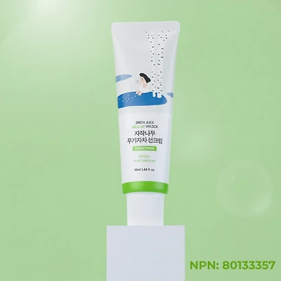 ROUND LAB Birch Juice Moisturizing Mild Up Sunscreen 50ml