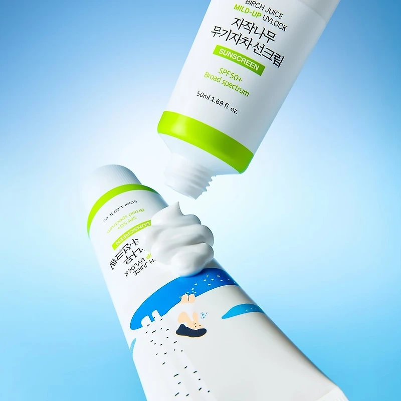 ROUND LAB Birch Juice Moisturizing Mild Up Sunscreen 50ml