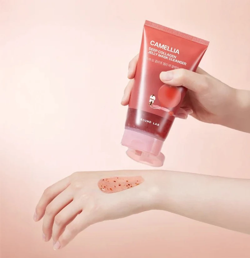 ROUND LAB Camellia Deep Collagen Jelly Mask Cleanser 150ml