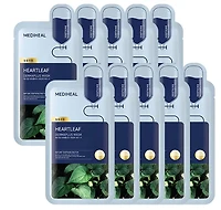 MEDIHEAL Dermaplus Heartleaf Mask 10pcs