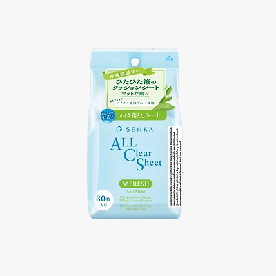 Shiseido Senka All Clear Sheets Fresh 30pcs
