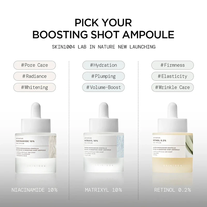 SKIN1004 Madagascar Centella Niacinamide 10% Boosting Shot Ampoule 30ml