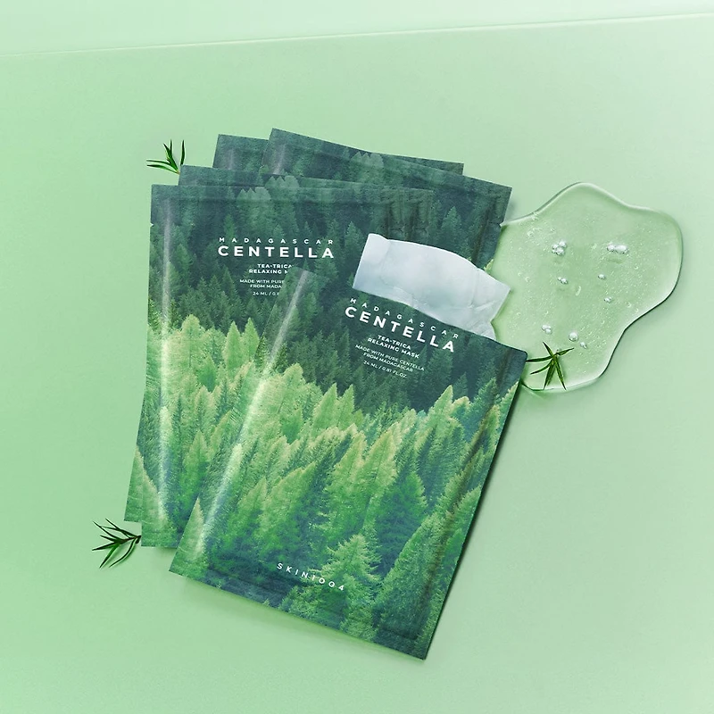 SKIN1004 Madagascar Centella Tea-Trica Relaxing Mask 5pc
