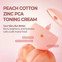 SKINFOOD Peach Cotton Zinc PCA Toning Cream 50ml