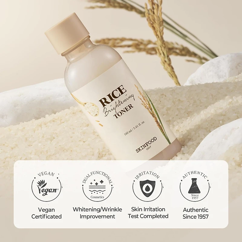 SKINFOOD Rice Brightening Toner 160ml