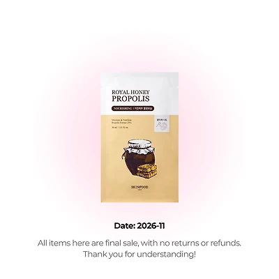 SKINFOOD Royal Honey Propolis Enrich Mask 1pc (Clearance)