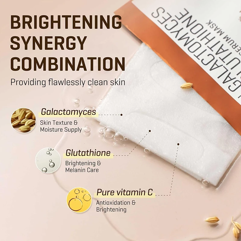 SOME BY MI Galactomyces Glutathione Glow Serum Mask 1p