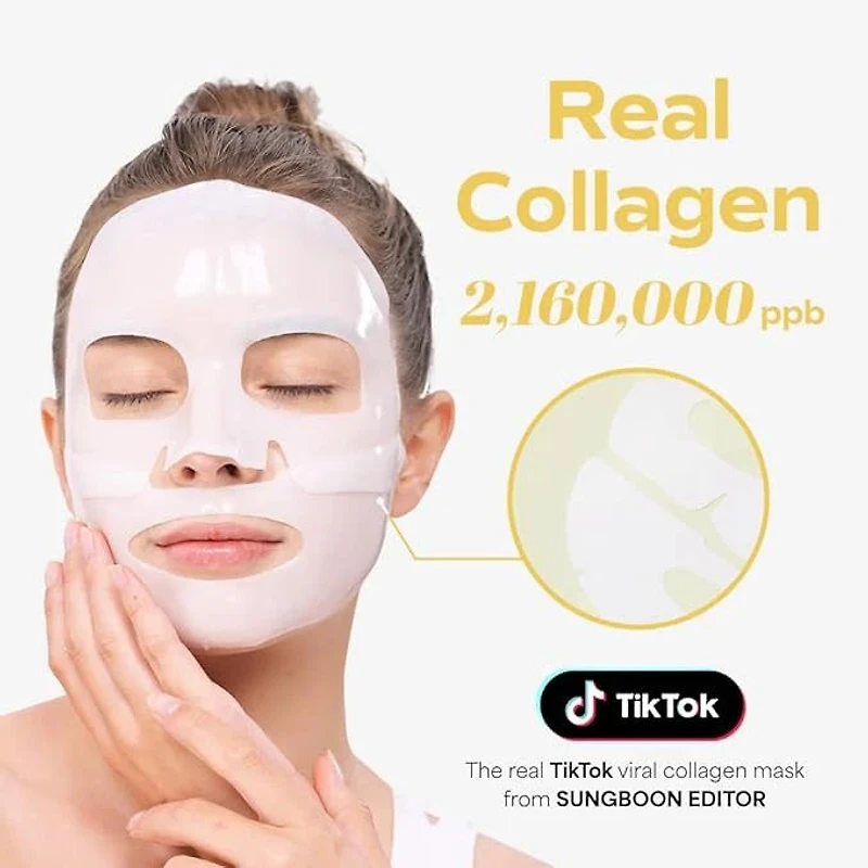 Sungboon Editor Deep Collagen Niacin Vita C Brightening Mask 4pcs