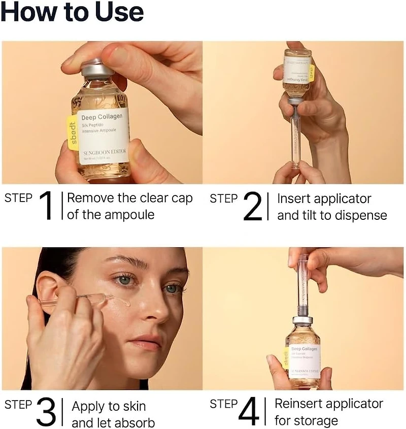 Sungboon Editor Deep Collagen Silk Peptide Ampoule 40ml