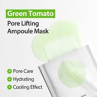 SUNGBOON EDITOR Green Tomato NMN Pore Lifting Ampoule Mask 1pc