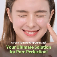 SUNGBOON EDITOR Green Tomato NMN Pore Lifting Ampoule Mask 1pc