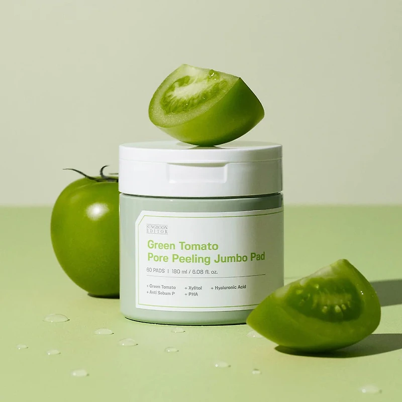 Sungboon Editor Green Tomato Pore Peeling Jumbo Pad 60pads
