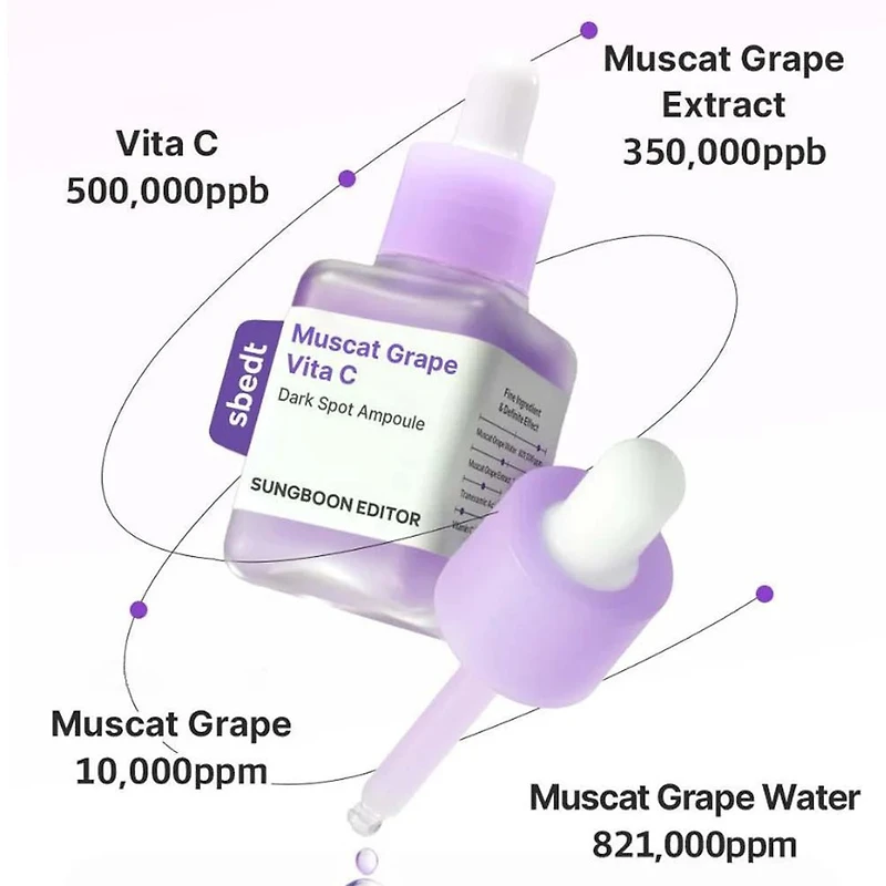 SUNGBOON EDITOR Muscat Grape Vita C Brightening Ampoule 40ml