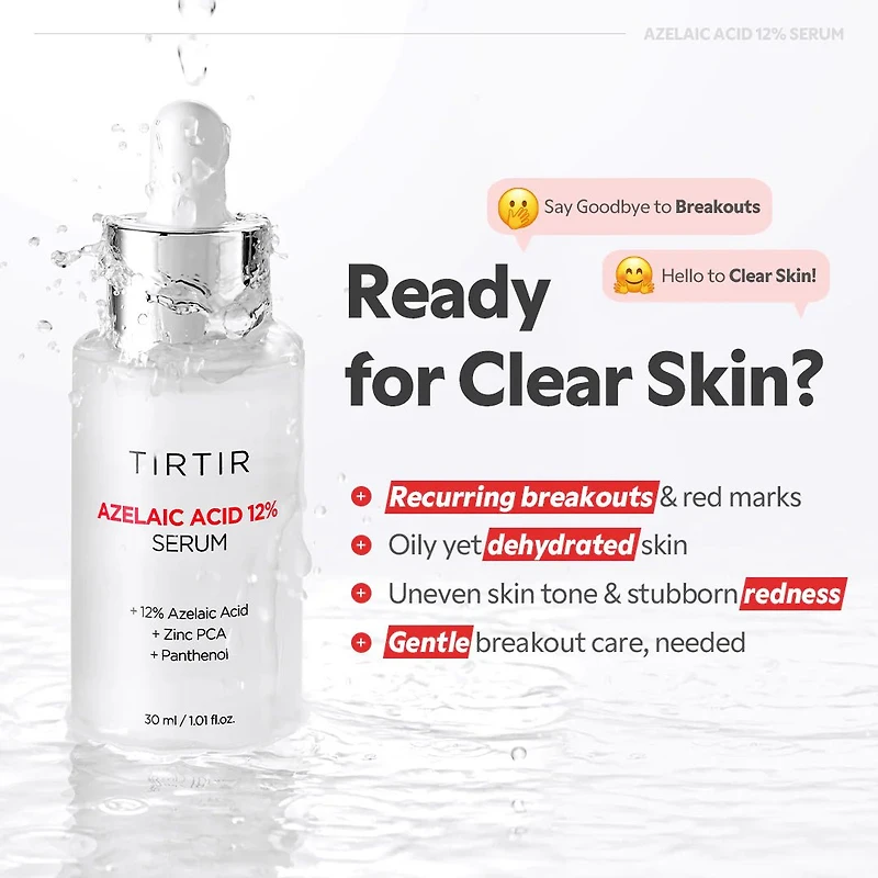 TIRTIR Azelaic Acid 12% Serum 30ml
