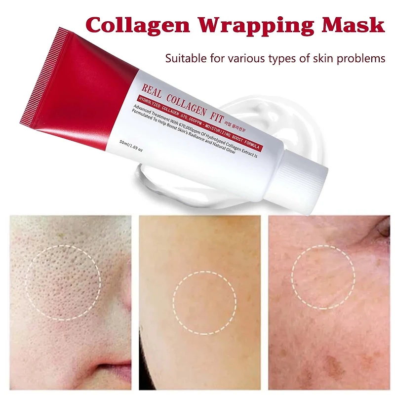 TOSOWOONG Real Collagen Fit Hydrolyzed Collagen Wrapping Mask 50ml