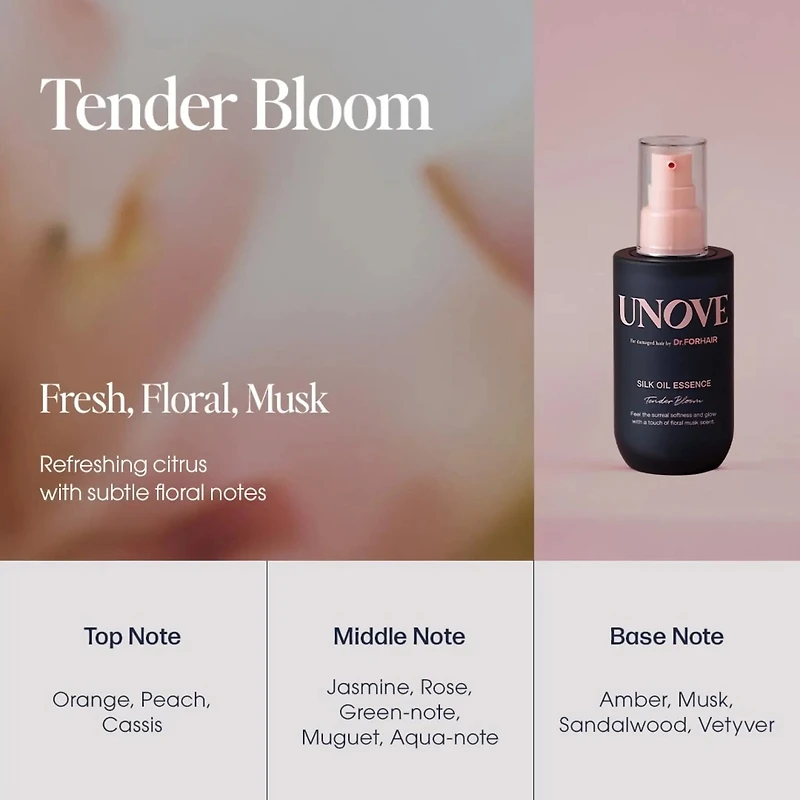 Unove Silk Oil Essence #Tender Bloom 70ml
