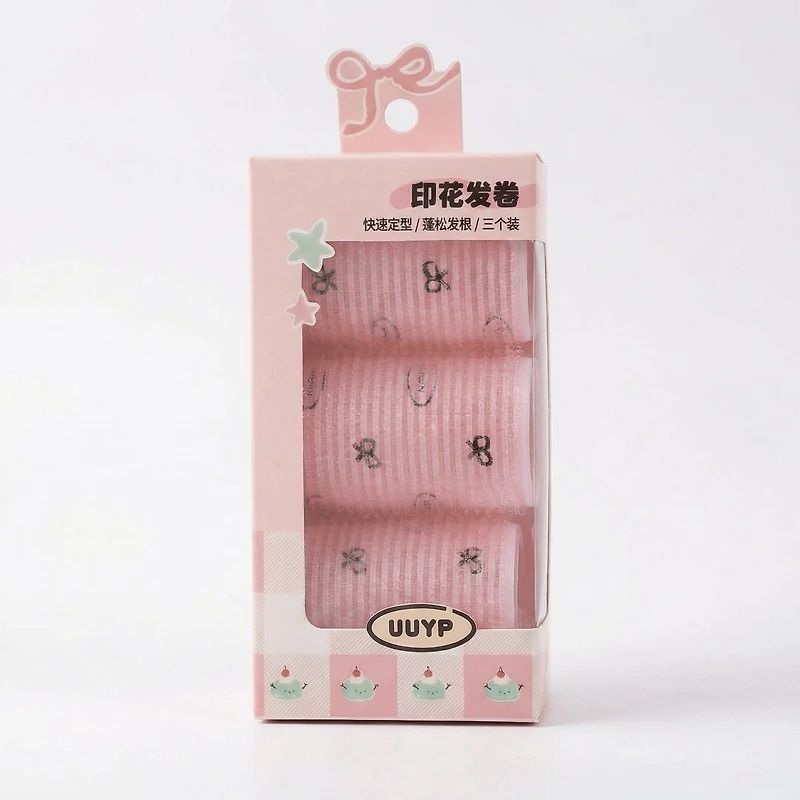 UUYP Printed Hair Curlers (3 Pieces)