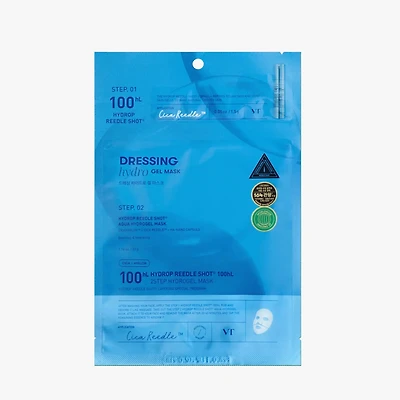 VT Cosmetics Hydrop Reedle Shot 100hL 2 Step Hydrogel Mask