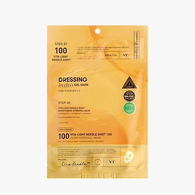 VT Cosmetics Vita-light Reedle Shot 100 2 Step Hydrogel Mask