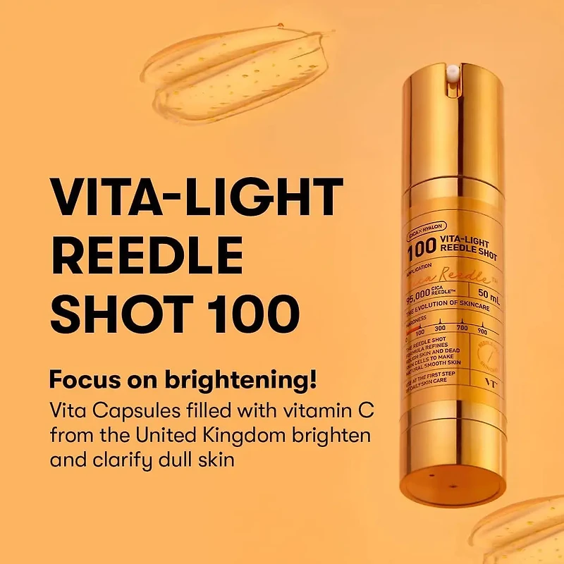 VT Cosmetics Vita Light Reedle Shot 100 Essence 50ml