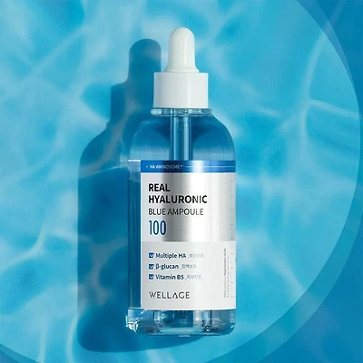 WELLAGE Real Hyaluronic Blue 100 Ampoule 60ml
