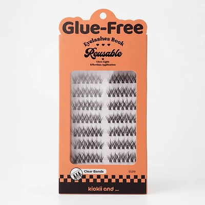 WINKALA Eyelashes Book - Reusable & Glue Free (Curly Natural) 10mm-13mm