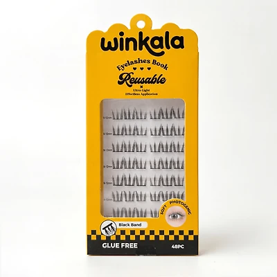 WINKALA Eyelashes Book - Reusable & Glue Free (Soft Photogenic) 9mm-12mm