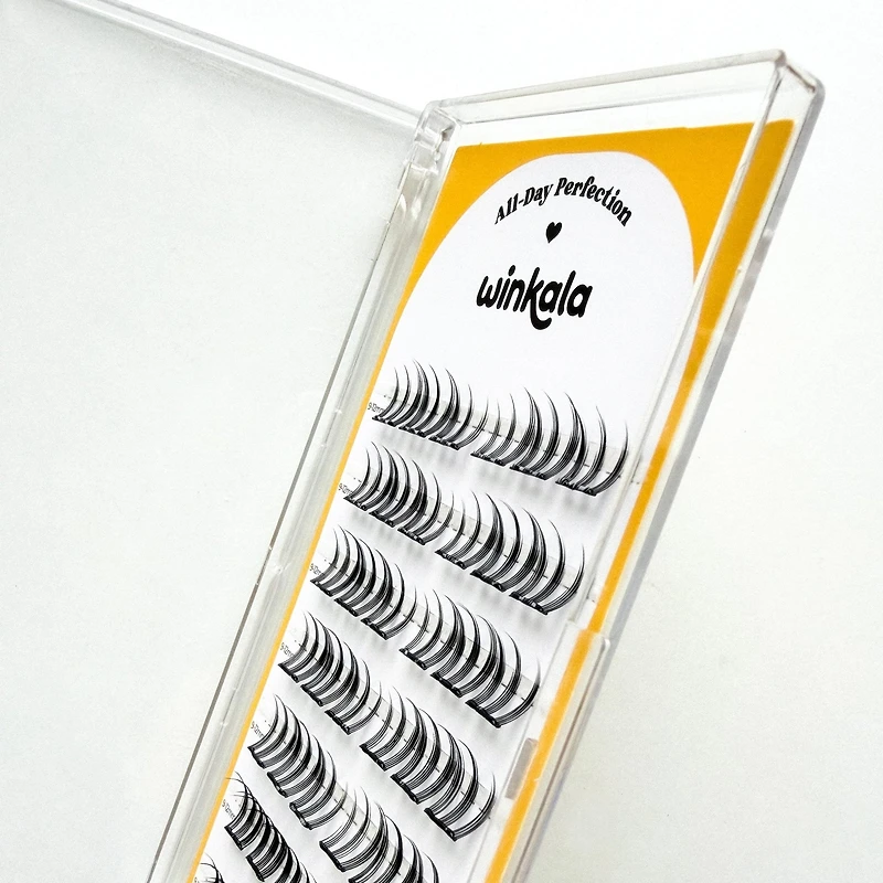 WINKALA Eyelashes Book - Reusable & Glue Free (Soft Photogenic) 9mm-12mm