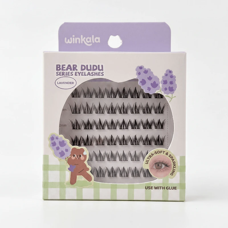 WINKALA False Eyelashes-Lavender style 12mm