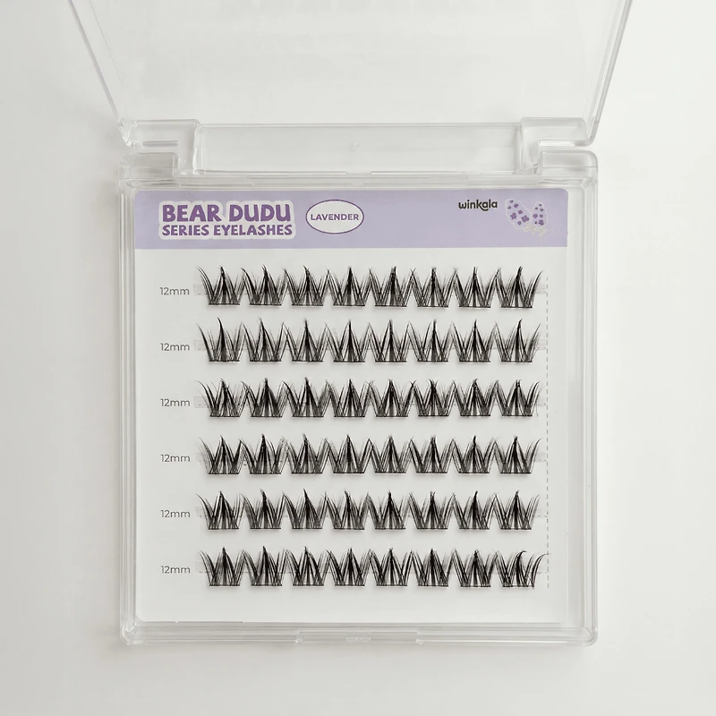 WINKALA False Eyelashes-Lavender style 12mm