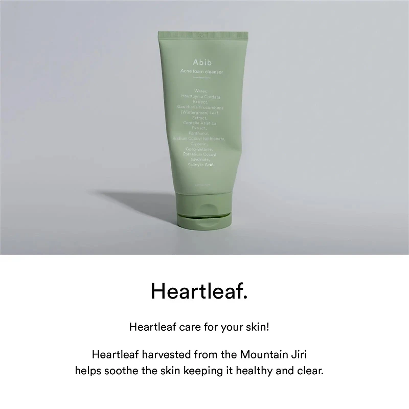 Abib Foam Cleanser Heartleaf (2 Sizes)