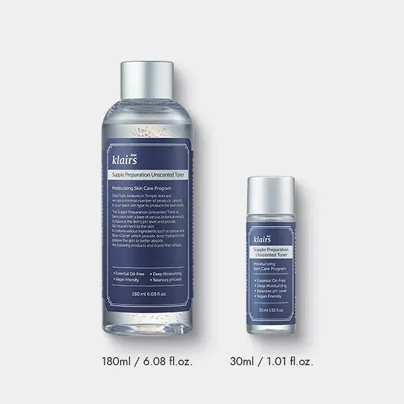 Klairs Supple Preparation Unscented Toner 180ml