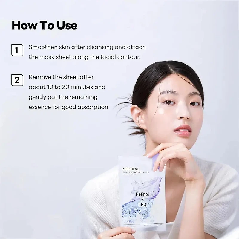 MEDIHEAL Derma Synergy Wrapping Mask Pore 10pcs