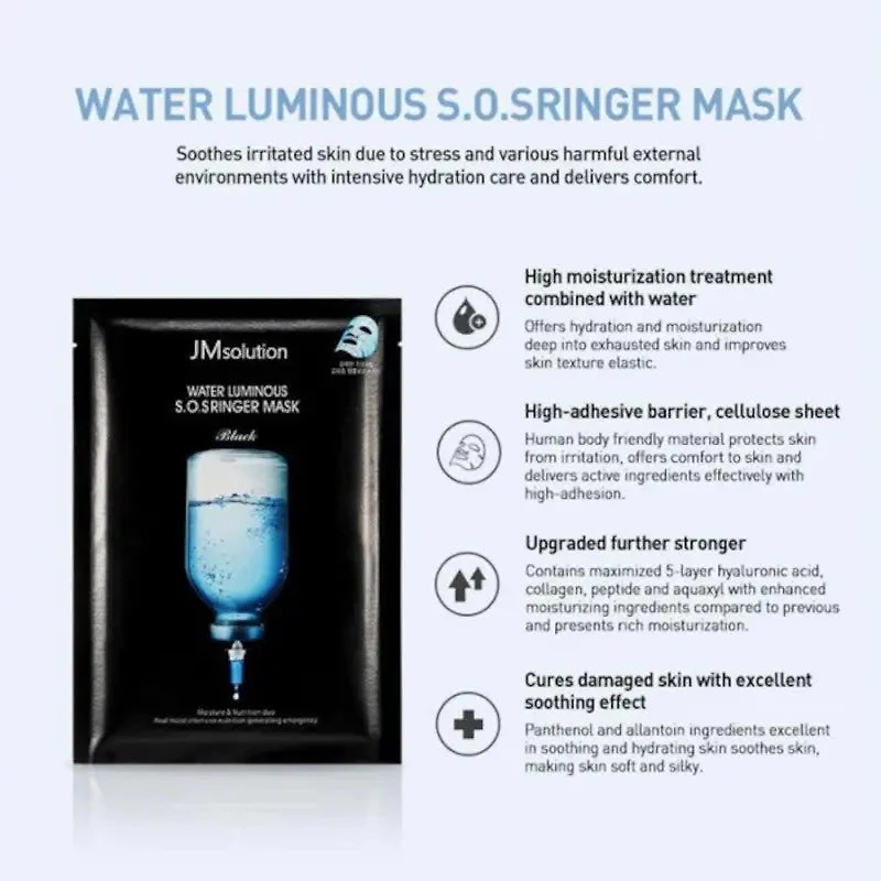 JM Solution Water Luminous S.O.S Ringer Mask