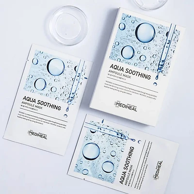 MEDIHEAL Aqua Soothing Ampoule Mask 10pcs