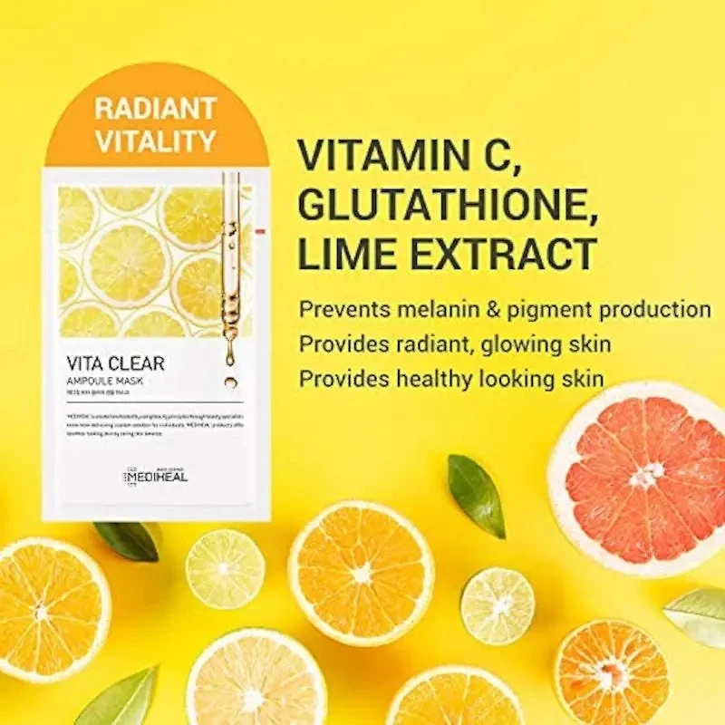 MEDIHEAL Vita Clearing Ampoule Mask (2 Sizes)